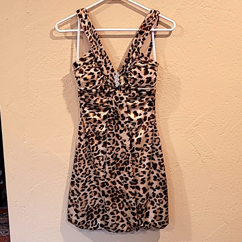 Leopard Printed Taboo Dress